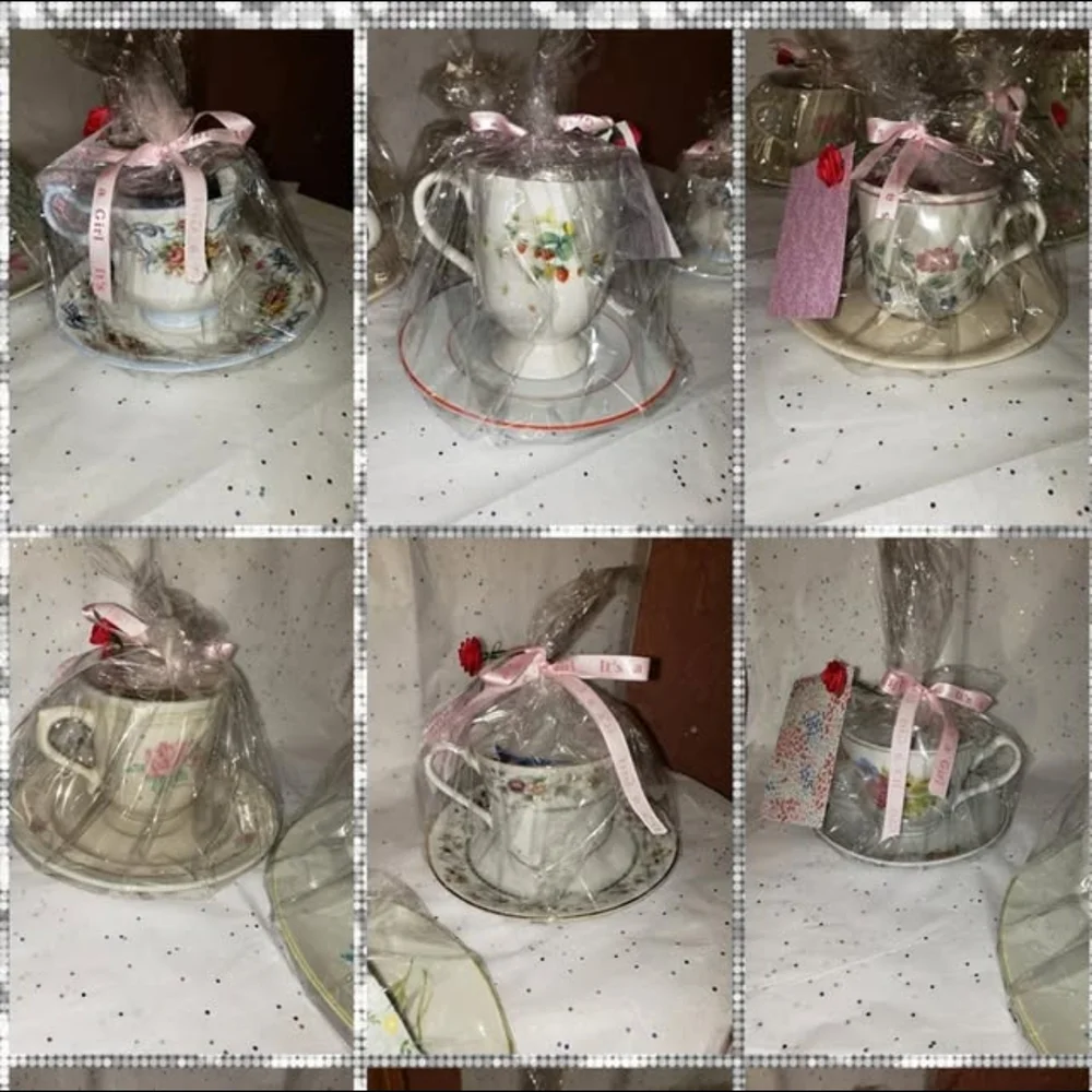Vintage Tea Cup Shower Favor